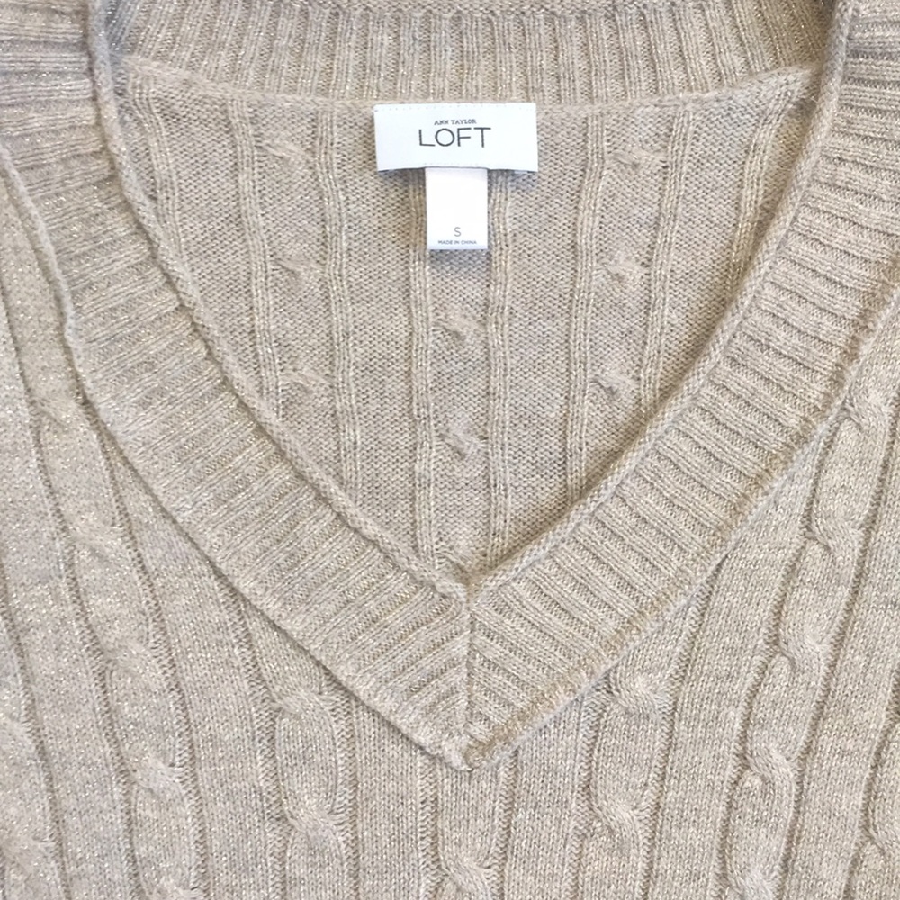 Loft Metallic Sweater